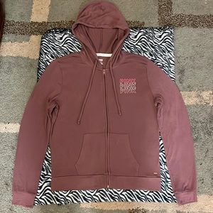 Victorias Secret PINK lightweight sweater. Multicolor logo on left upper corner.